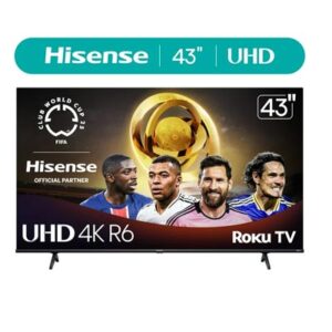 Hisense 43" Class 4K UHD LED LCD Smart Roku TV